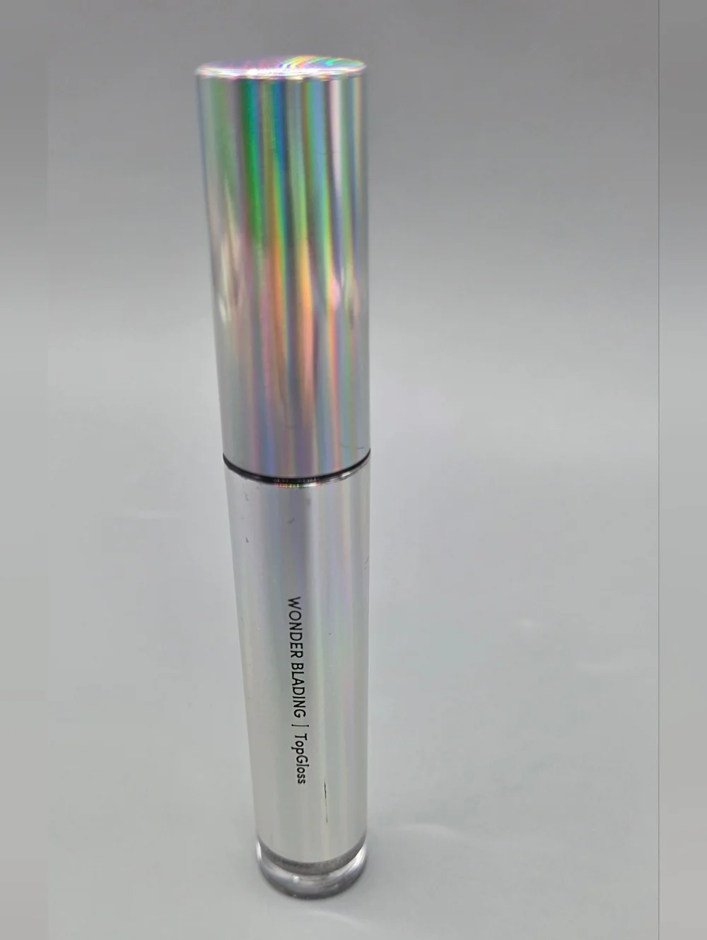 Silver Glitter Lip Gloss Holographic Tube Shine Lip Gloss